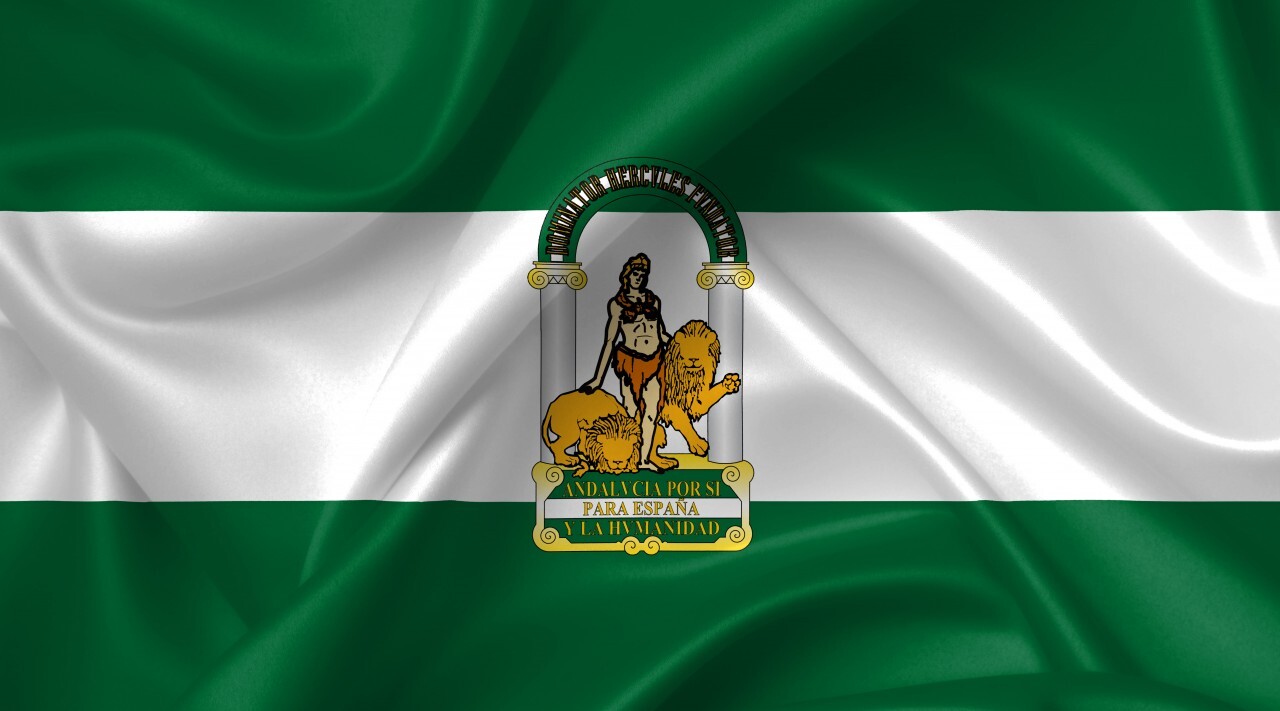 Andalucia Flag Country Symbol Illustration Photo 385 Motosha