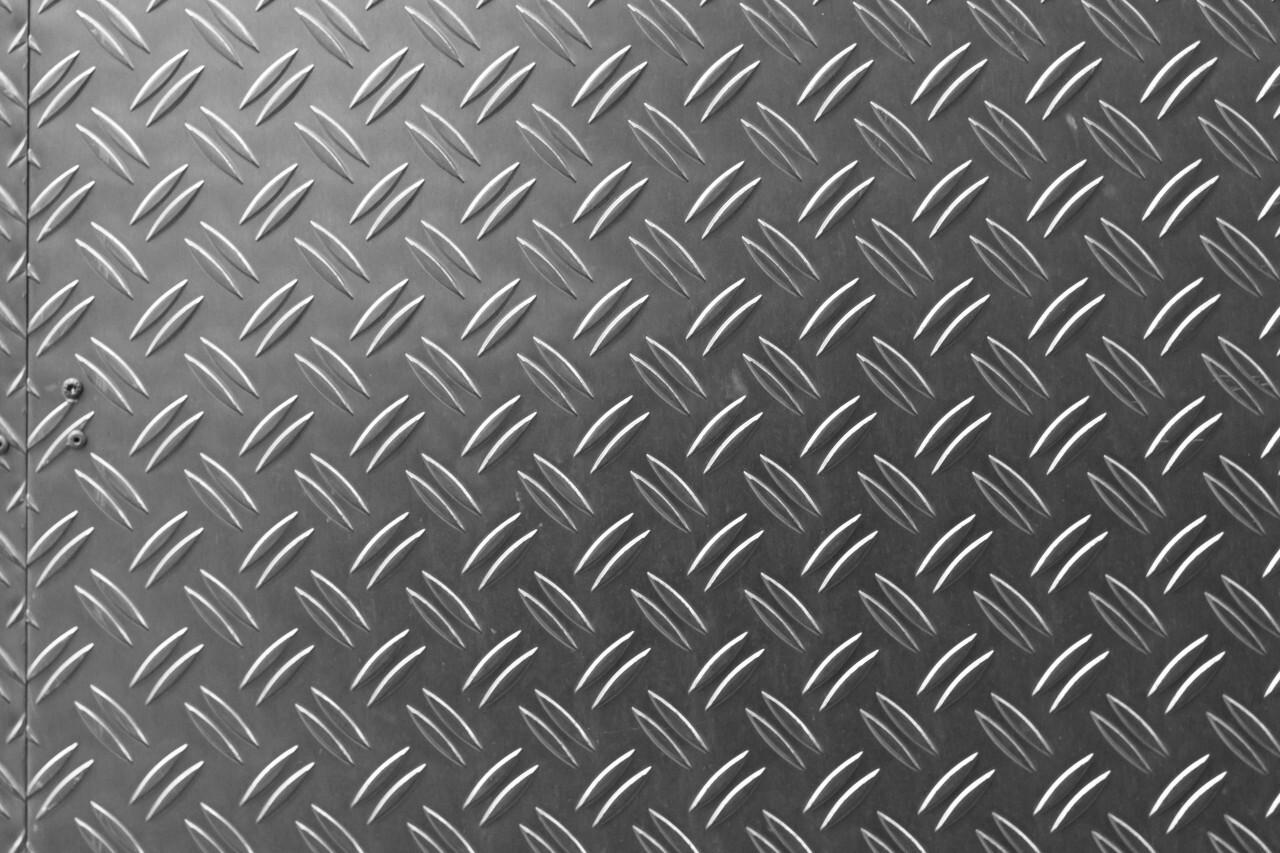 Metal Texture Background Aluminum Brushed Silver Metal Floor Plate With Diamond Pattern Photo 5279 Motosha Free Stock Photos