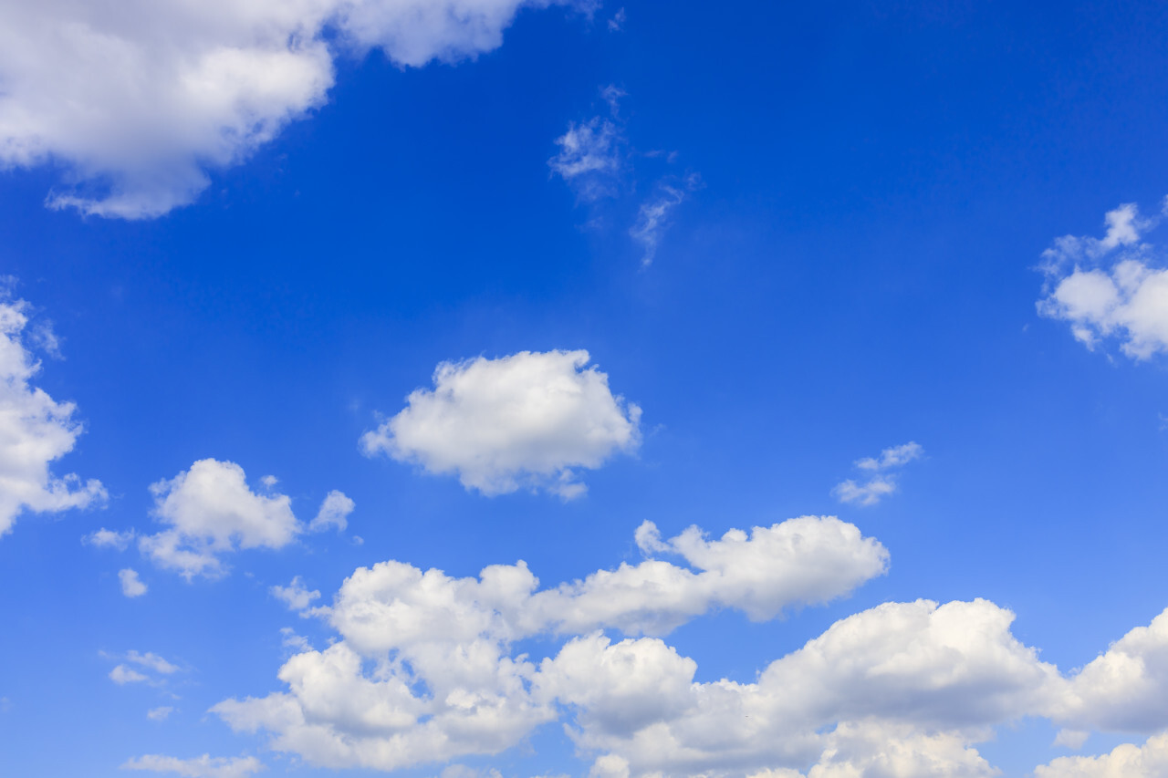 Beautiful white clouds on blue sky - sky replacement - Photo #5293 ...