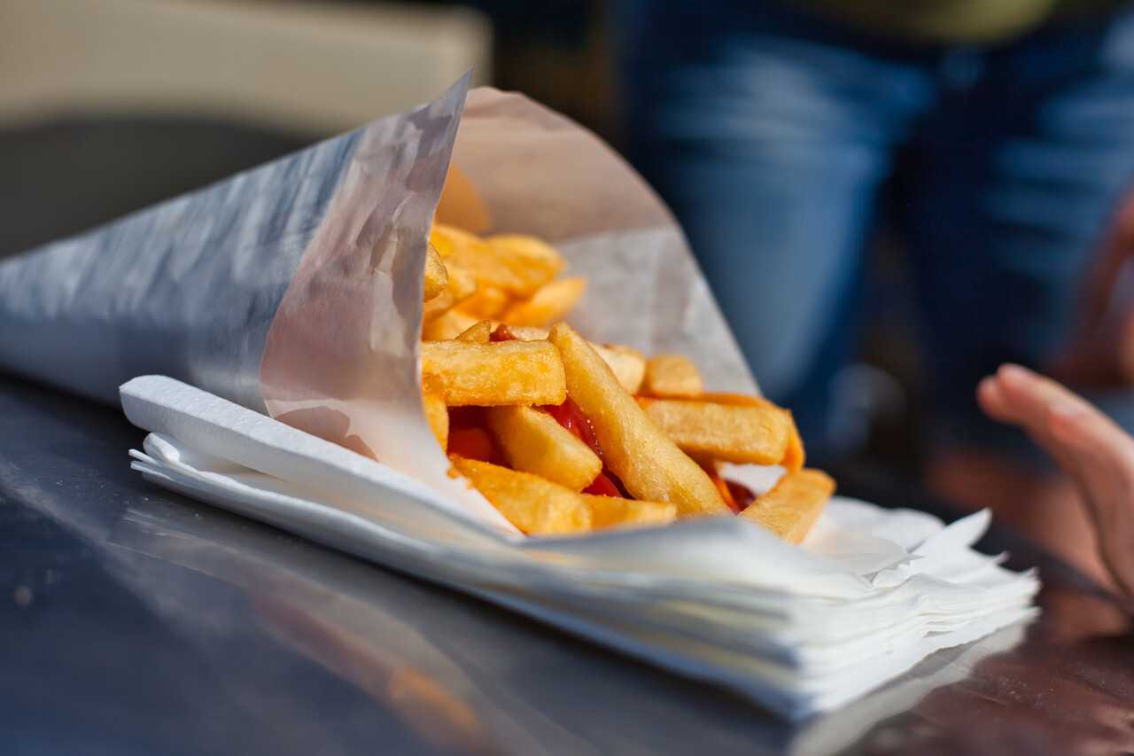 French fries in paper snack bag - Photo #5992 - motosha