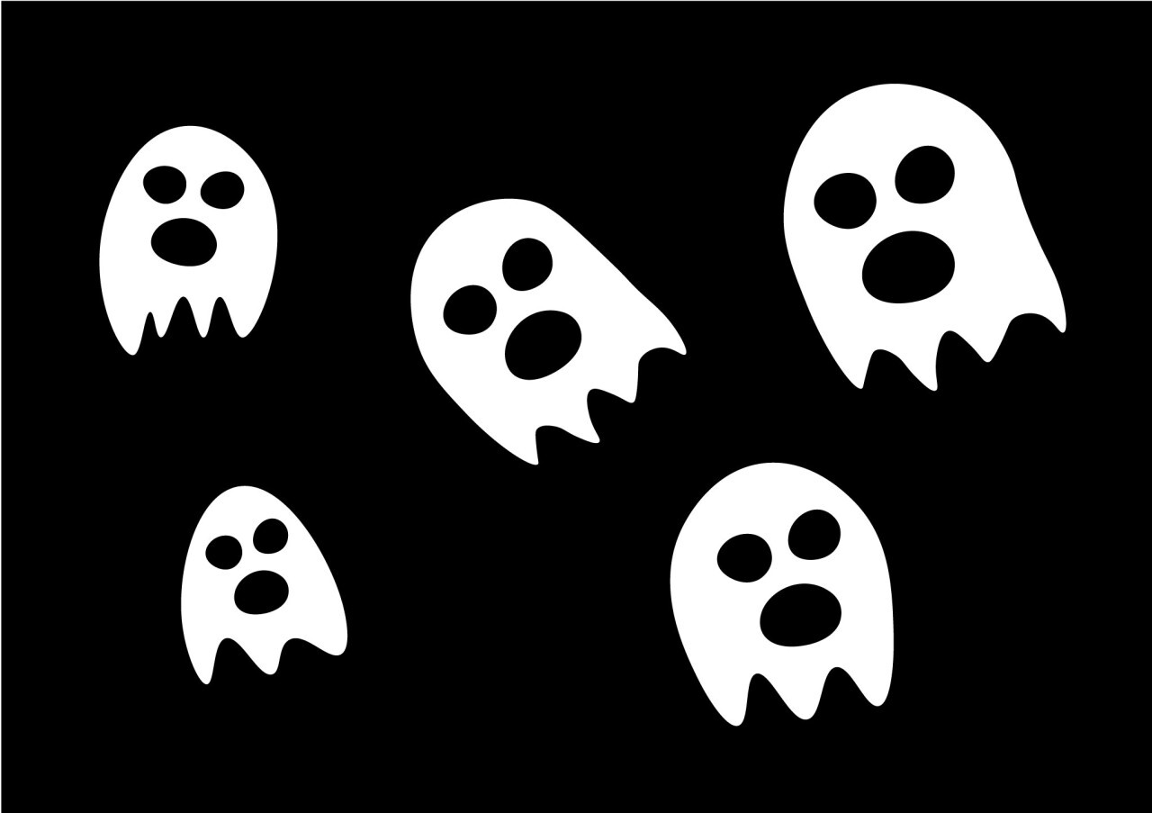 free simple ghosts vector for halloween - Photo #5866 - motosha | Free ...