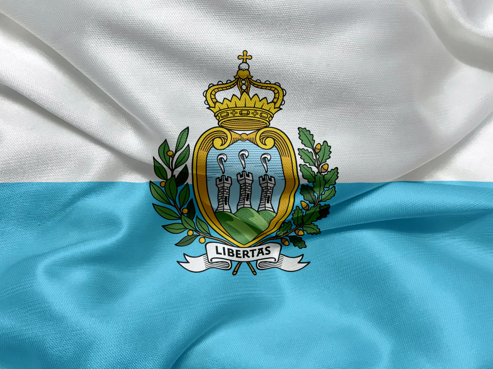 Flag of San Marino - Photo #8346 - motosha | Free Stock Photos