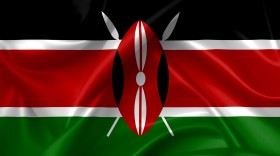 Stock Image: flag of kenya