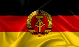 Stock Image: flag of the german democratic republic - DDR, country symbol illustration