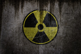 Stock Image: radioactive grunge wallpaper background