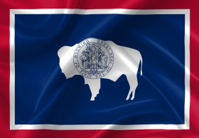 Stock Image: wyoming flag