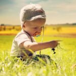 little child on the fields little child on the fields