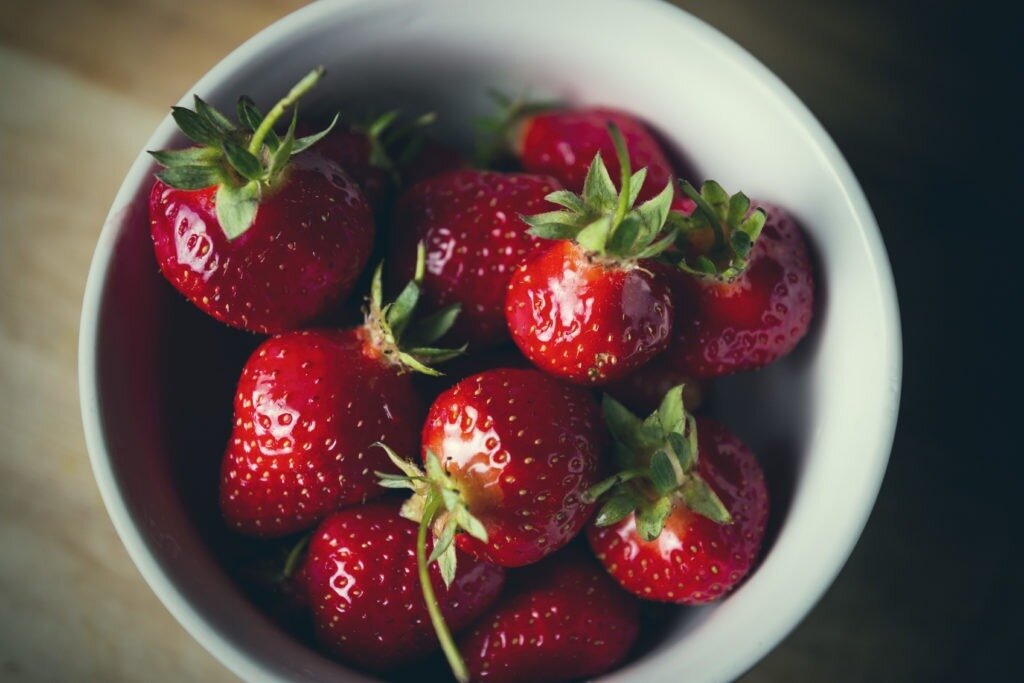 bowl of strawberries