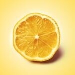 lemon slice yellow background lemon slice yellow background