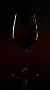 red wine glass